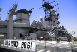 USS IOWA / Los Angeles Photo